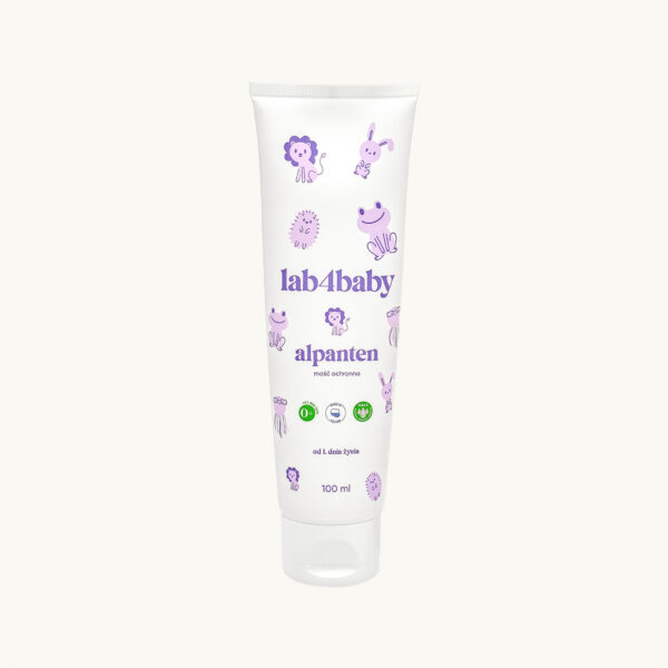Maść na odparzenia dla niemowląt Alpanten lab4baby 100 ml — pantenol, ekstrakt z rumianku, witamina a + e