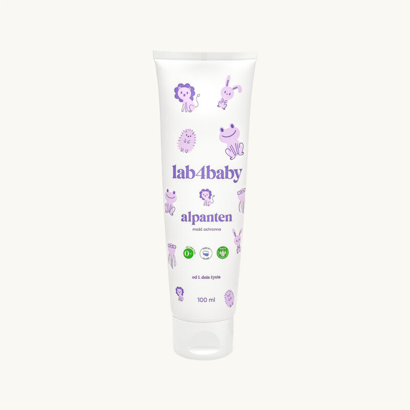 Maść na odparzenia dla niemowląt Alpanten lab4baby 100 ml — pantenol, ekstrakt z rumianku, witamina a + e